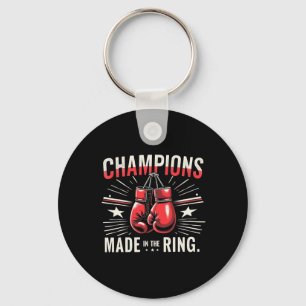 Retro Boxing Gloves Love Gifts For Boxers 4  Keychain