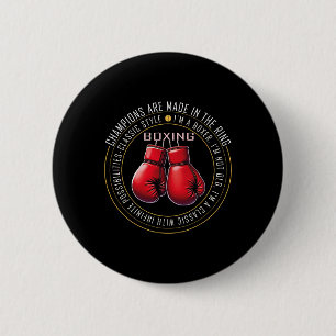 Retro Boxing Gloves Love Gifts For Boxers 5 Button