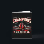 Retro Boxing Gloves Love Gifts For Boxers  Card<br><div class="desc">Retro Boxing Gloves Love Gifts For Boxers</div>