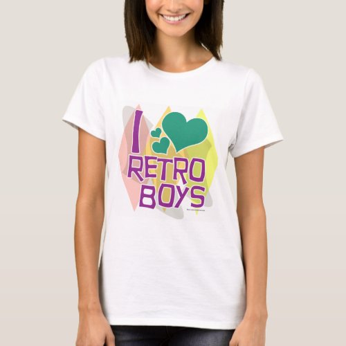 Retro Boys Cute Vintage Aesthetic  T_Shirt