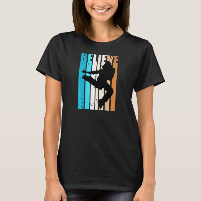 Retro Break Dancing Motivational Inspiring Girls D T-Shirt (Front)