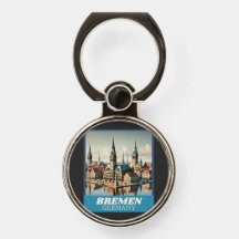 Retro Bremen Skyline