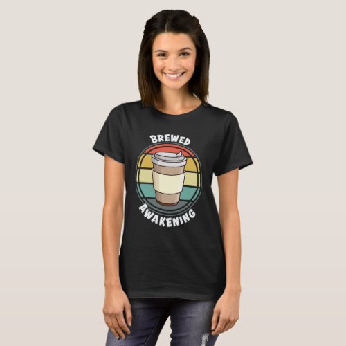 Retro Brewed Awakening Hot Drink to Go  T_Shirt