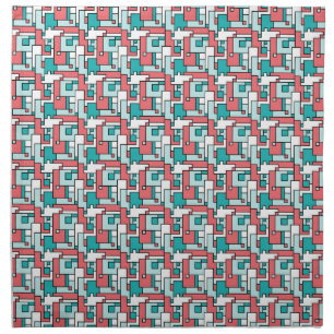 Retro Brick Pattern Napkin