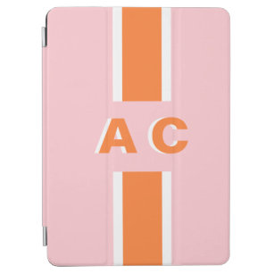 Retro Bridal Party Girl Personalized Monogram iPad Air Cover