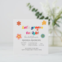 Retro Bridal Shower Invitation
