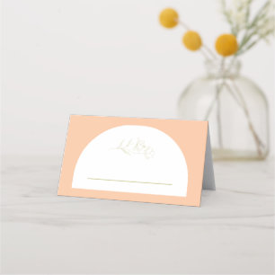 Retro Bridal Shower Place Card Wedding Party A115