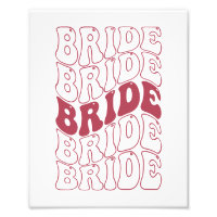 Retro Bride Bridesmaid