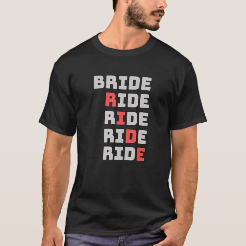 Retro Bride I Do Crew Bachelorette Party Bride Bri T_Shirt