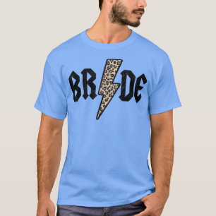 Retro Bride Rock N Roll Bridal Bachelorette Party  T-Shirt