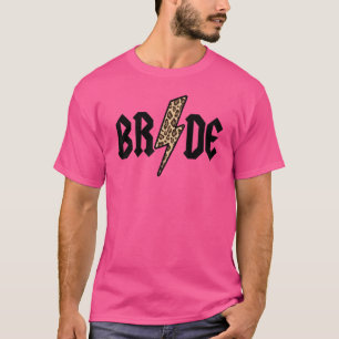 Retro Bride Rock N Roll Bridal Bachelorette Party T-Shirt