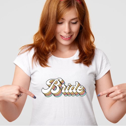 Retro Bride Shirt Bride Shirt Bachelorette shirt