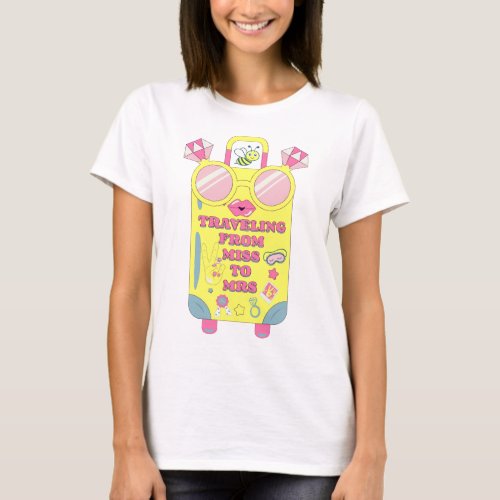 Retro Bride white women T_Shirt