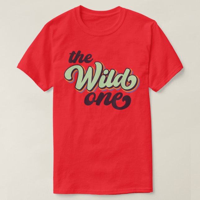Retro Bridesmaid Bachelorette Party Bride The Wild T-Shirt (Design Front)