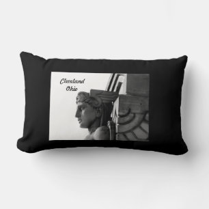 Retro Bridge Guard Portrait Lumbar Pillow