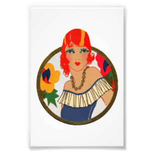 Retro Bridge Tally Redhead Photo Print