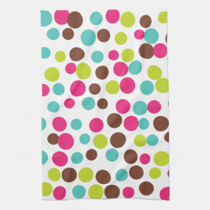 Retro Bright Dots Kitchen Towel Gift