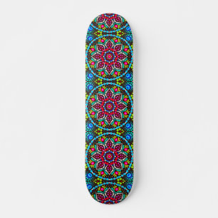Retro Bright Tropical Floral Pattern Deck