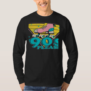 Retro Bring Me Back To The '90s Quad Skating For S T-Shirt