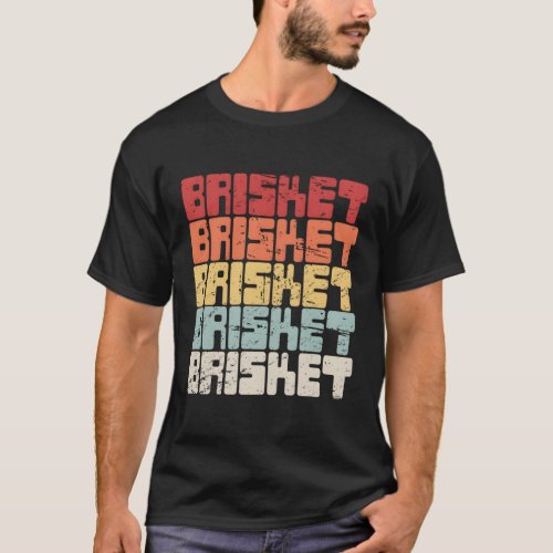 Retro Brisket Backyard Barbecue Grill Shirt Bbq Br