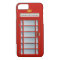 Retro British Telephone Booth Red Personalized
