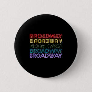 Retro Broadway Music Lover Theatre Musical Theater Button