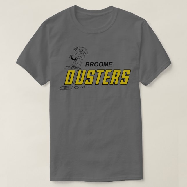 Retro Broome Dusters Hockey T-Shirt (Design Front)