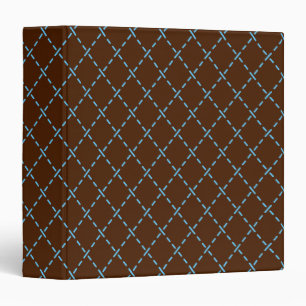 Retro Brown Binder