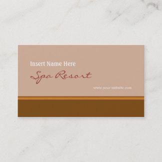 Retro Brown Business Card