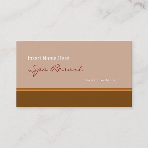 Customizable Retro Brown Business Cards