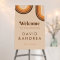 Retro Brown Rainbow Wedding Welcome Sign