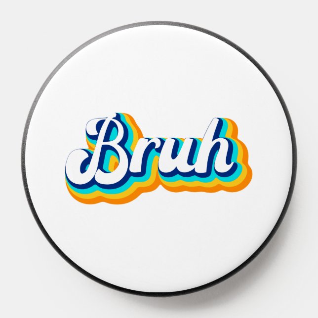 Retro Bruh PopSocket (Popsocket)