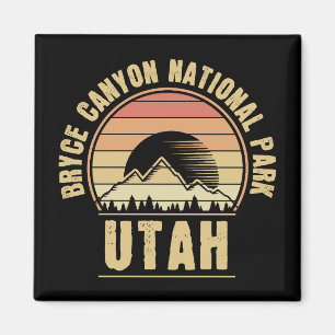 Retro Bryce Canyon National Park Utah Magnet