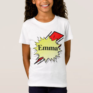 Retro Bubble Comic Pop Colorful Abstract Design T-Shirt