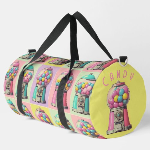 Retro Bubblegum machine  Duffle Bag