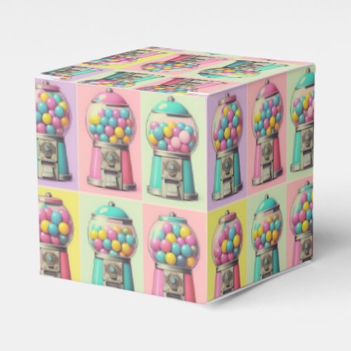 Retro Bubblegum machine  Favor Boxes