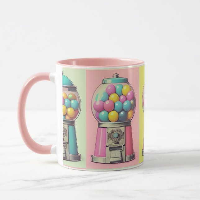 Retro Bubblegum machine  Mug (Left)