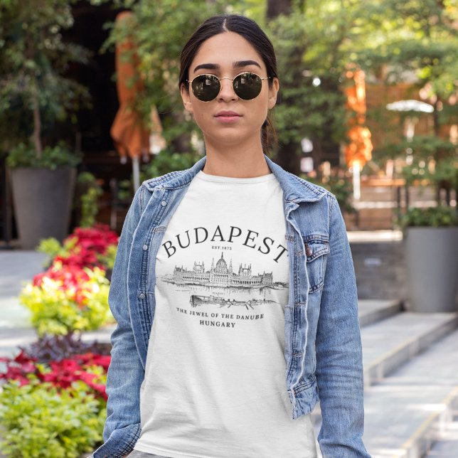 Retro Budapest: Eternal Beauty of Hungary’s Heart Tri-Blend Shirt (Creator Uploaded)