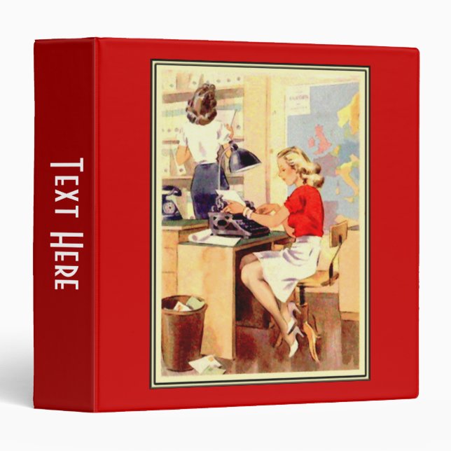 Retro Budget Binder Larger (Front/Spine)