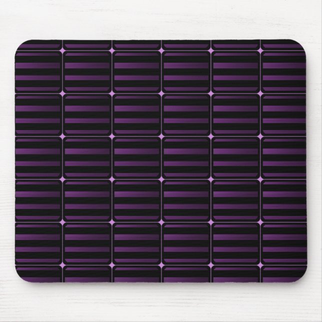 Retro Building Blocks Mousepad, Purple Mouse Pad (Front)