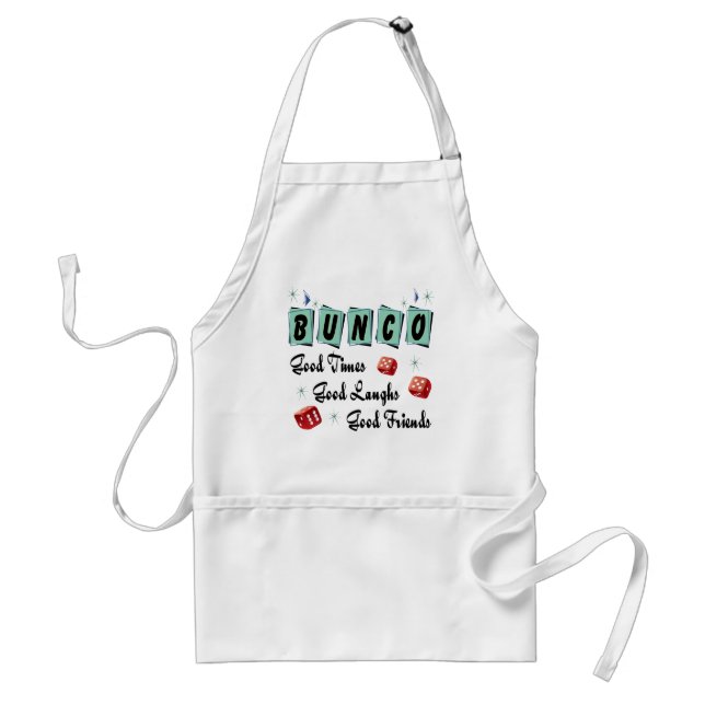 Retro Bunco Adult Apron (Front)
