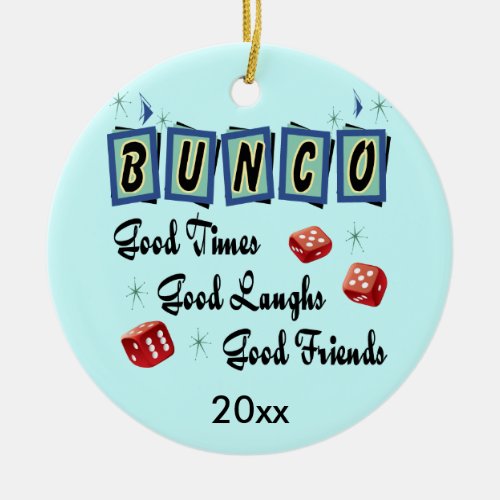 Retro Bunco Ornament _ Prize or gift