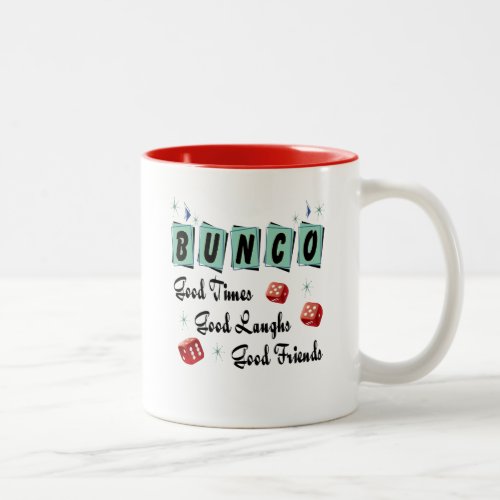 Retro Bunco Two_Tone Coffee Mug