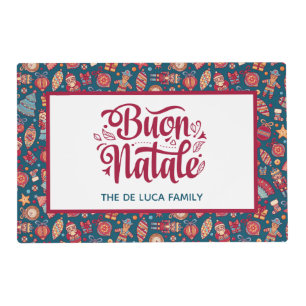 Retro Buon Natale Placemat