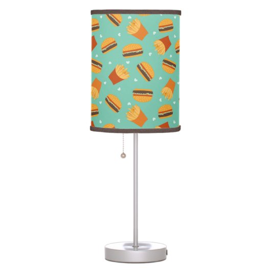 Retro Burger and Fries Table Lamp (Right)