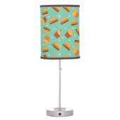 Retro Burger and Fries Table Lamp (Back)