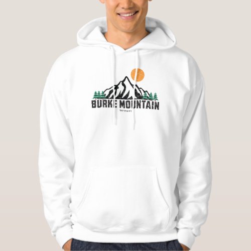 Retro Burke Mountain Ski Hoodie