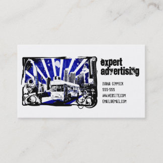 Retro Bus Business Card
