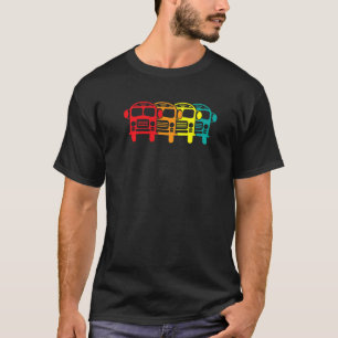 Retro Bus Driver Vintage School Bus Driver Student T-Shirt