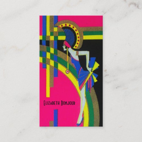 Retro Dream ~ Business Card Art Deco Modern